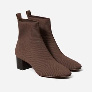 Everlane Glove Boots Dark Brown